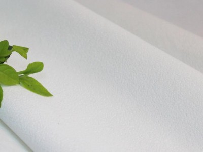 手表盒眼镜盒植绒布 白色水刺布珠粒